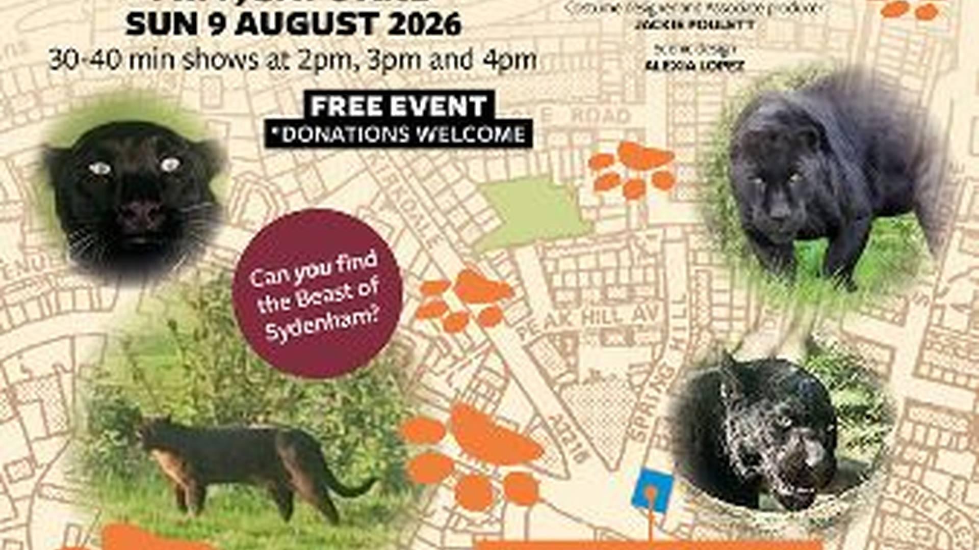 Sydenham's Big Cat Safari - FREE walkabout street theatre show photo
