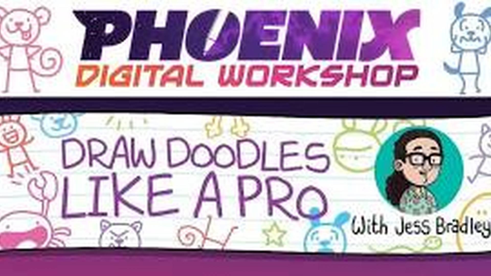 Kids Workshop - Draw Doodles Like a Pro with Jess Bradley (Online) photo