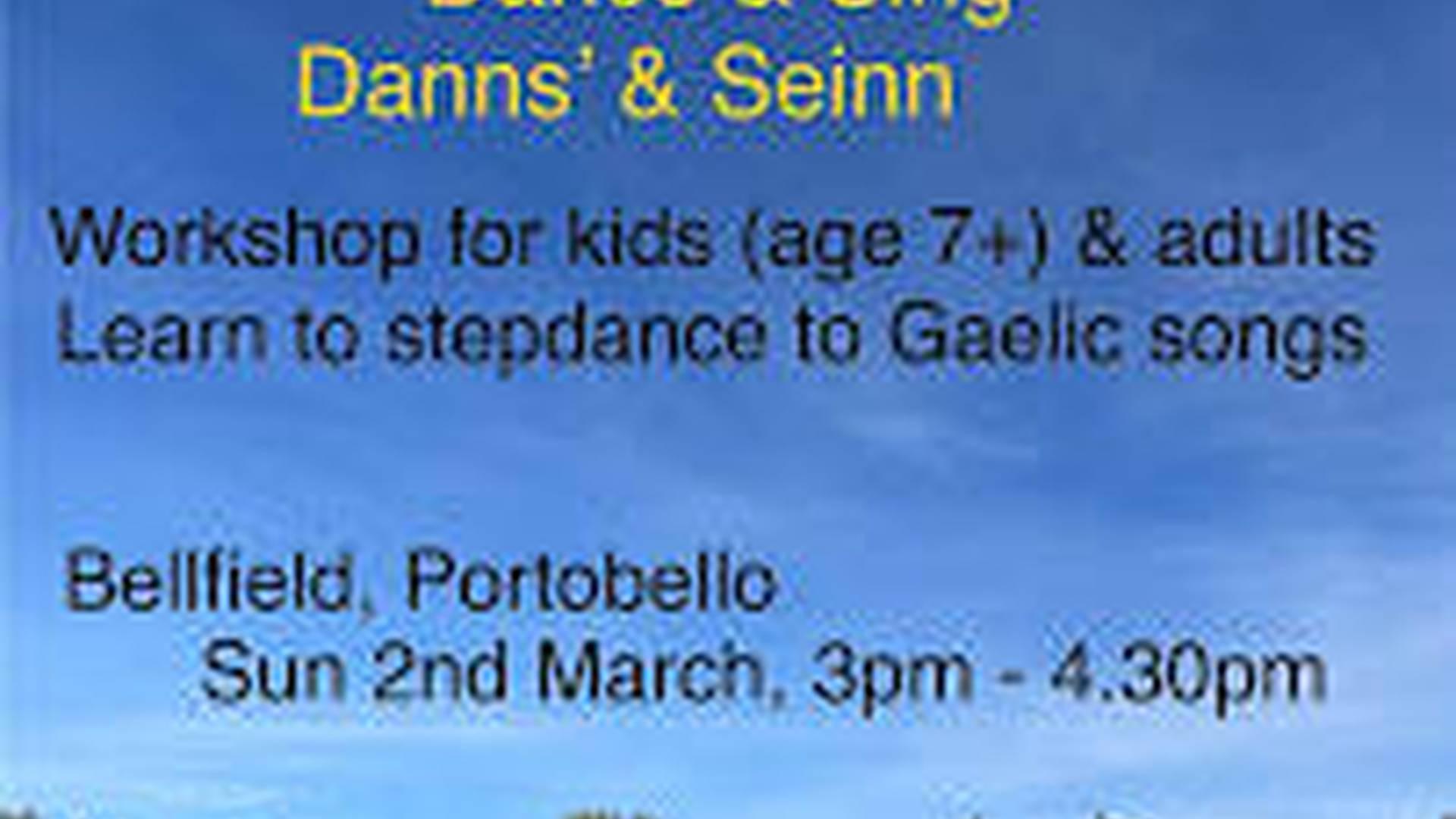 Dance & Sing / Dans' & Seinn: workshop for kids and adults photo