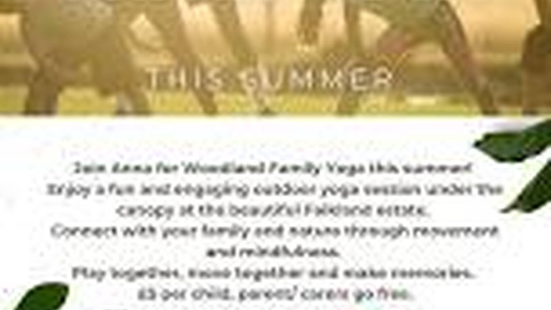 Woodland Family Yoga with The Yogi Space photo