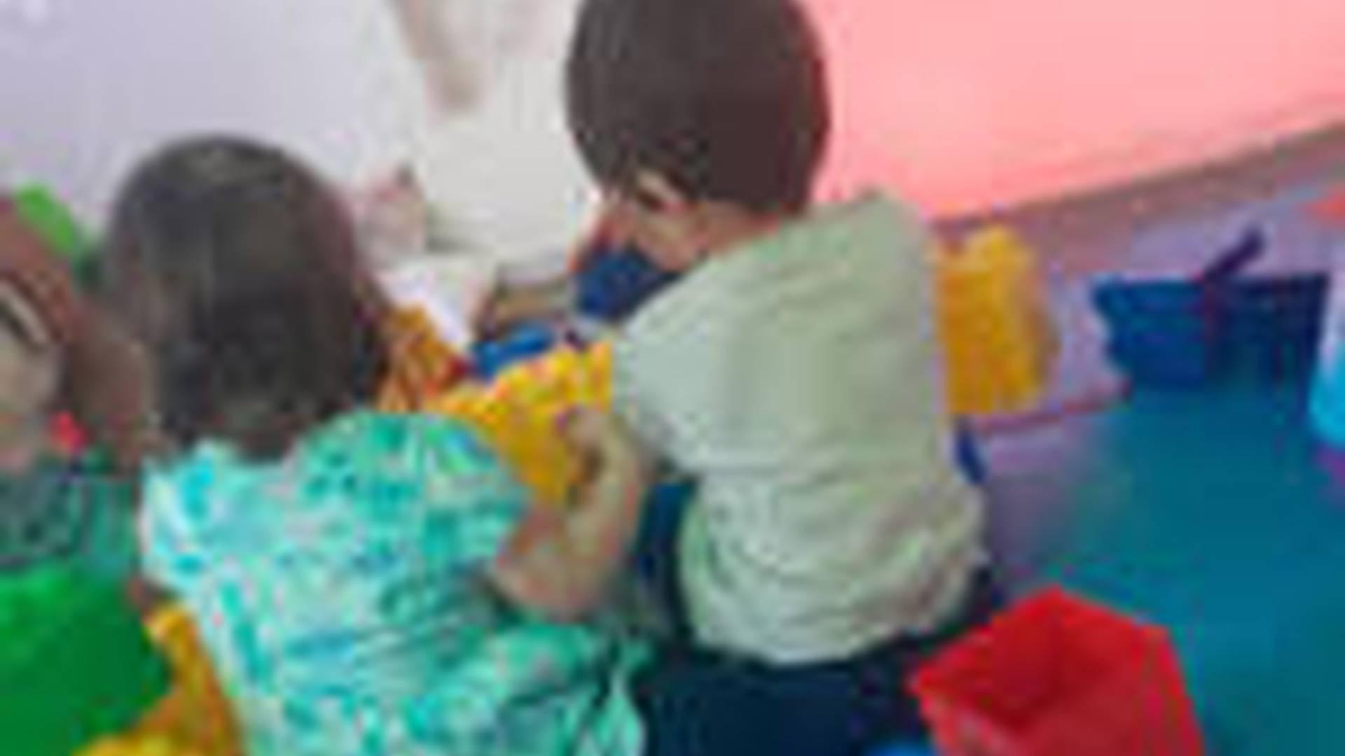 Toddler MYO teddy and sensory play photo
