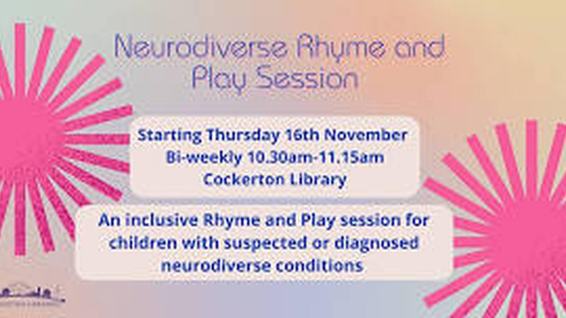 Neurodiverse Rhyme and Play Session photo