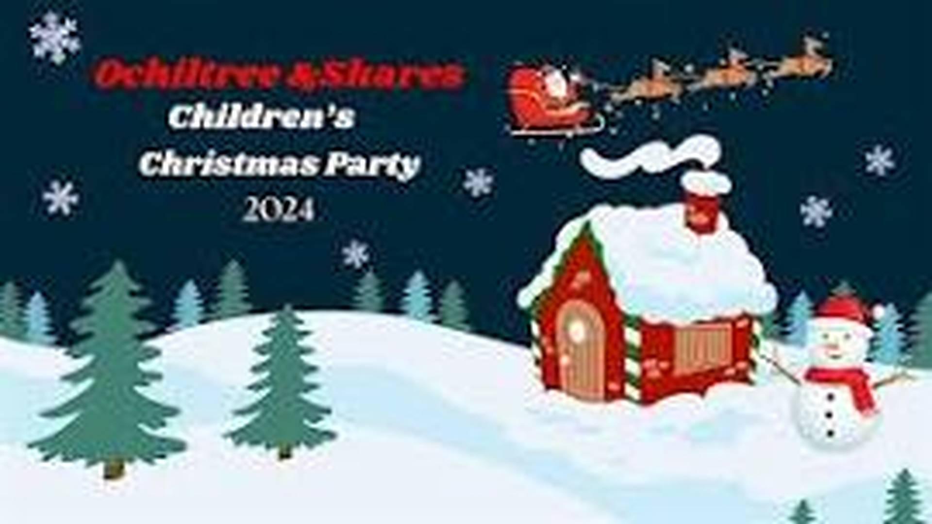 Ochiltree and Skares P5 - P7 Christmas party photo