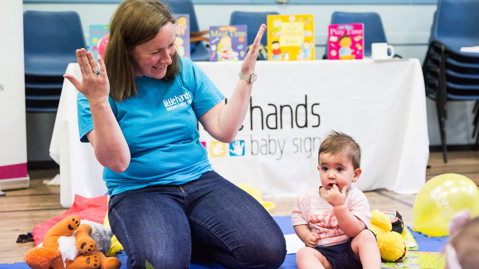 Little Hands Baby Sign photo