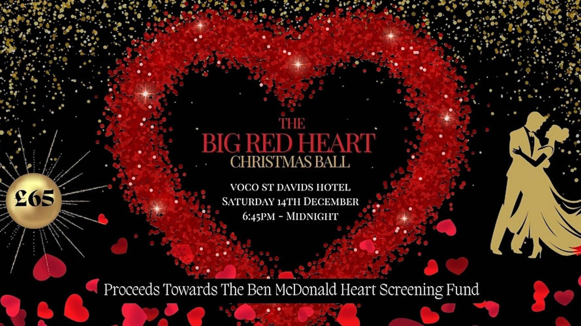 The Big Red Heart Christmas Ball photo