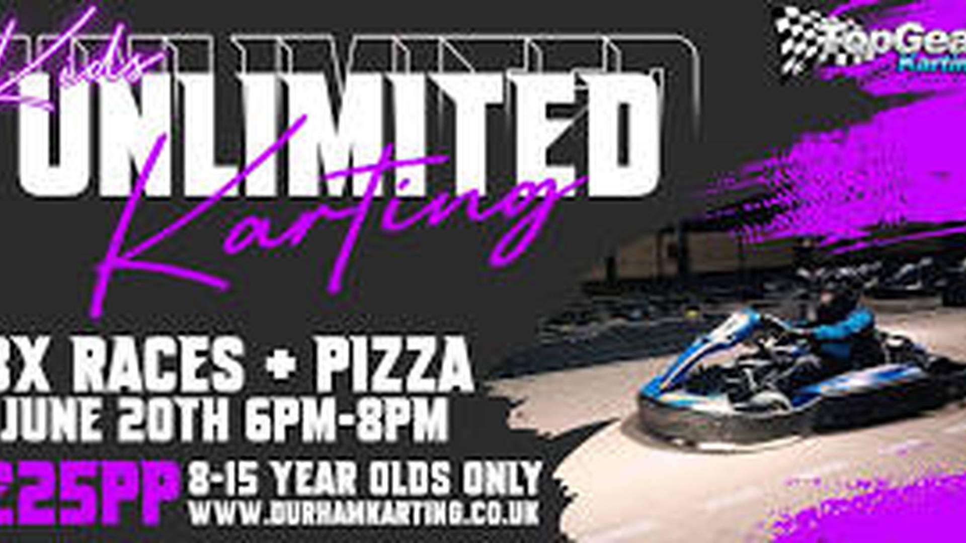 Kids Unlimited Karting @ TopGear Karting: 3 Races + Pizza for just £25pp photo
