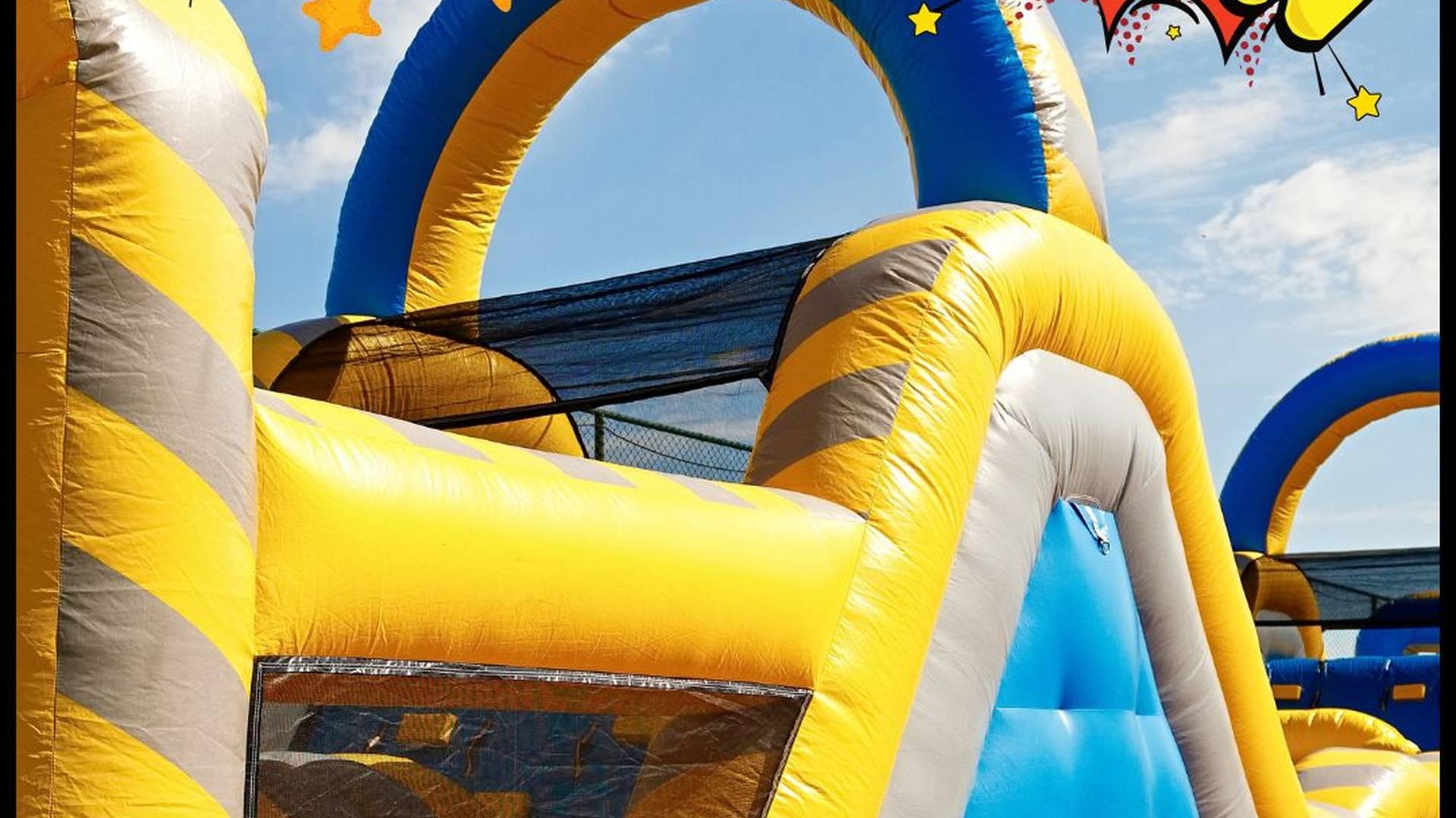 Summer holiday camp!  Day trips.  Tweens only.  Giant inflatables + Splash Fountains!  Twickenham photo