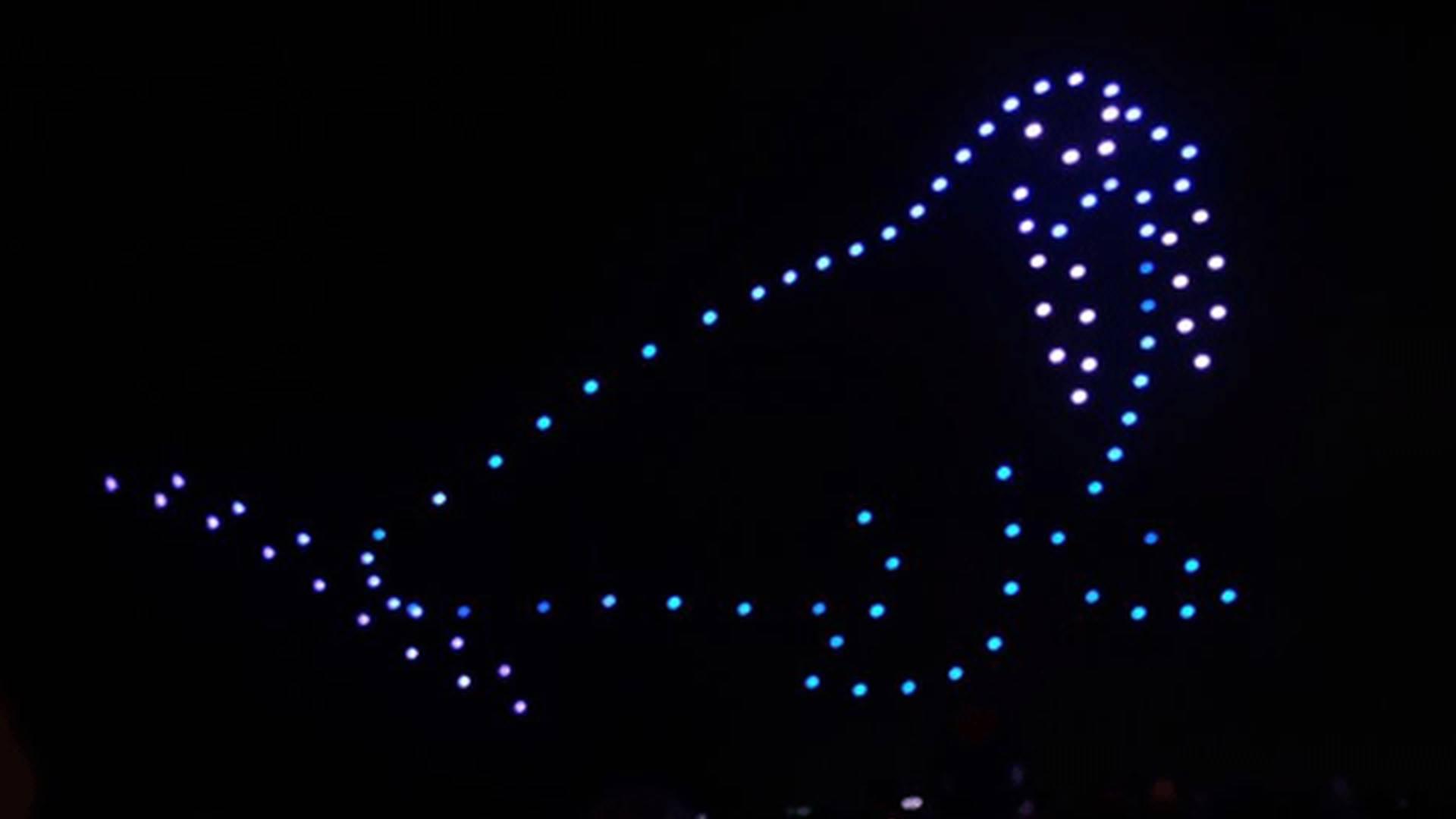 Drone Display At Scarborough Castle photo