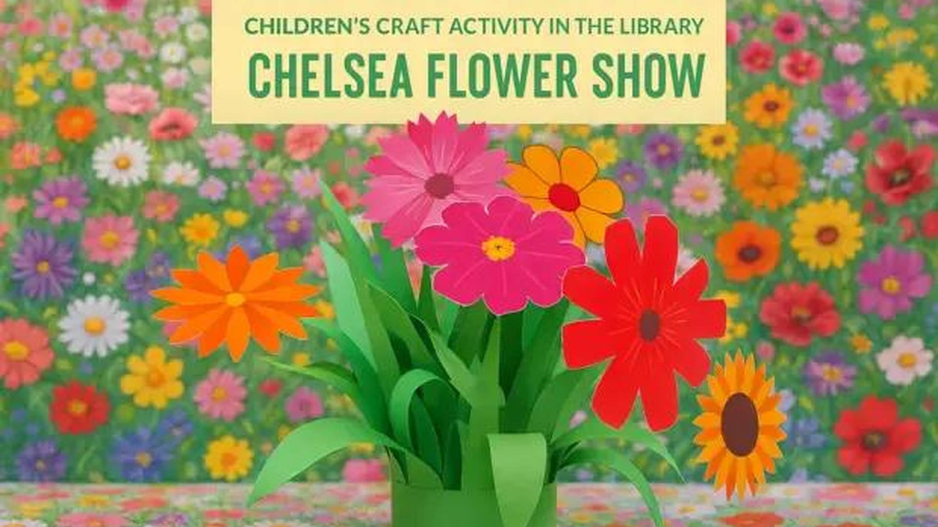 Blooming Great Flower Craft At Gants Hill Library photo