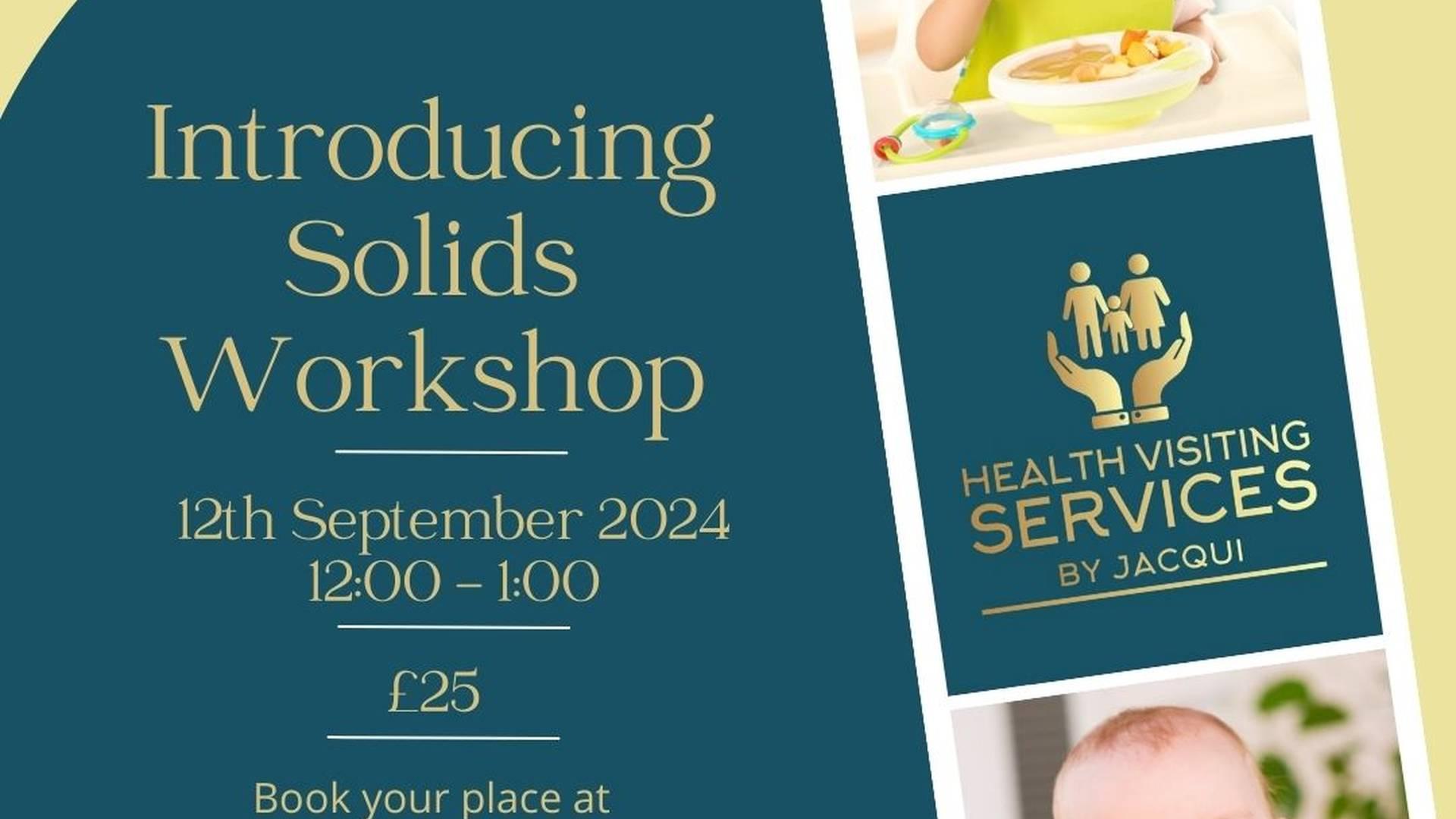 Introducing Solids Workshop photo
