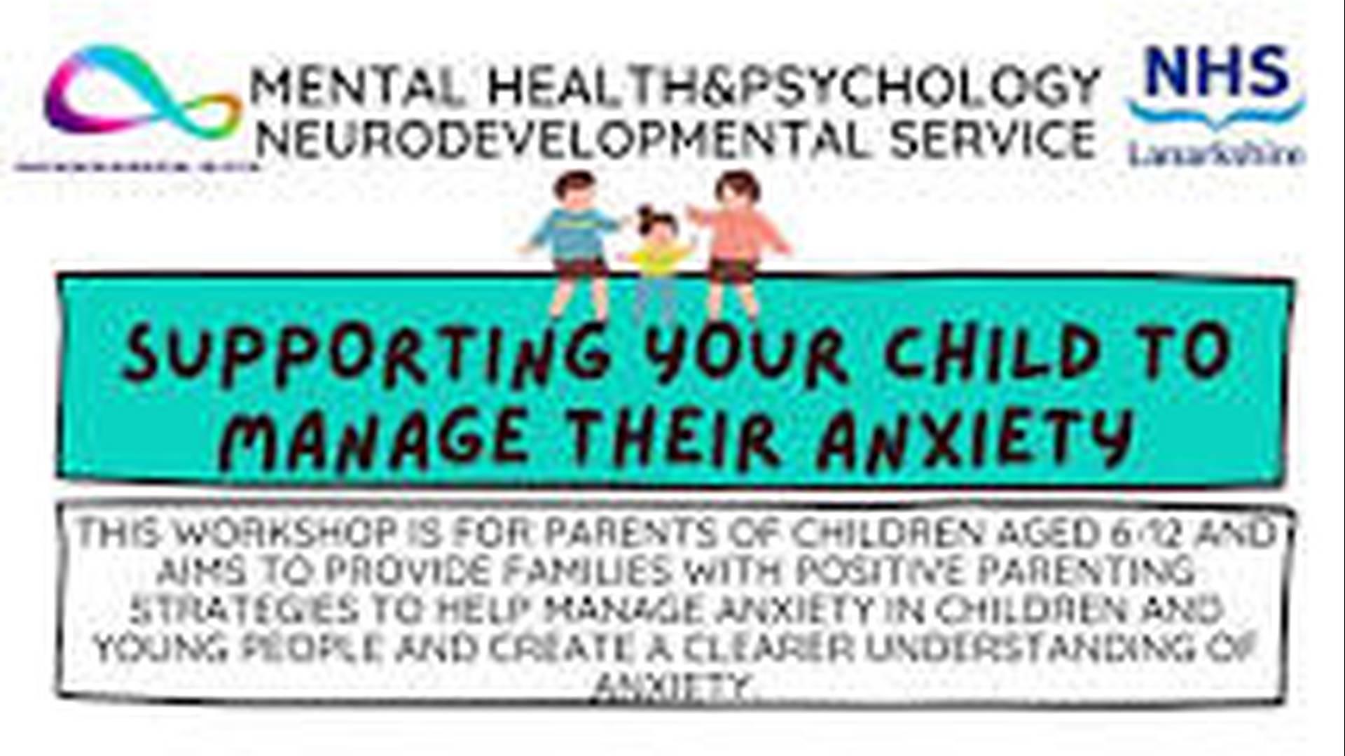 Supporting Your Child To Manage Their Anxiety photo