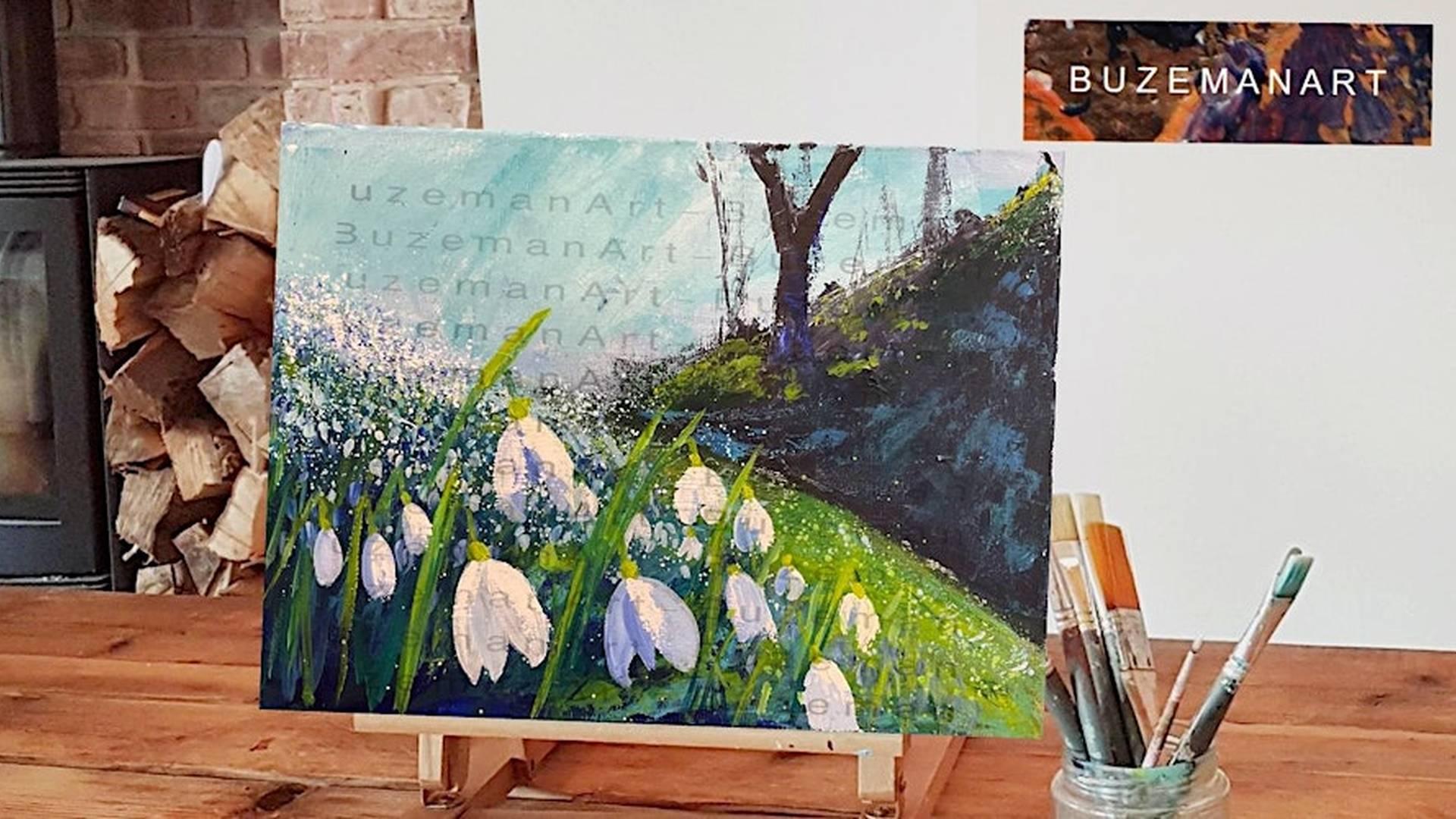 Painting workshop 'Snowdrops’ &  Afternoon Tea @Kilnwick Percy Resort, York photo