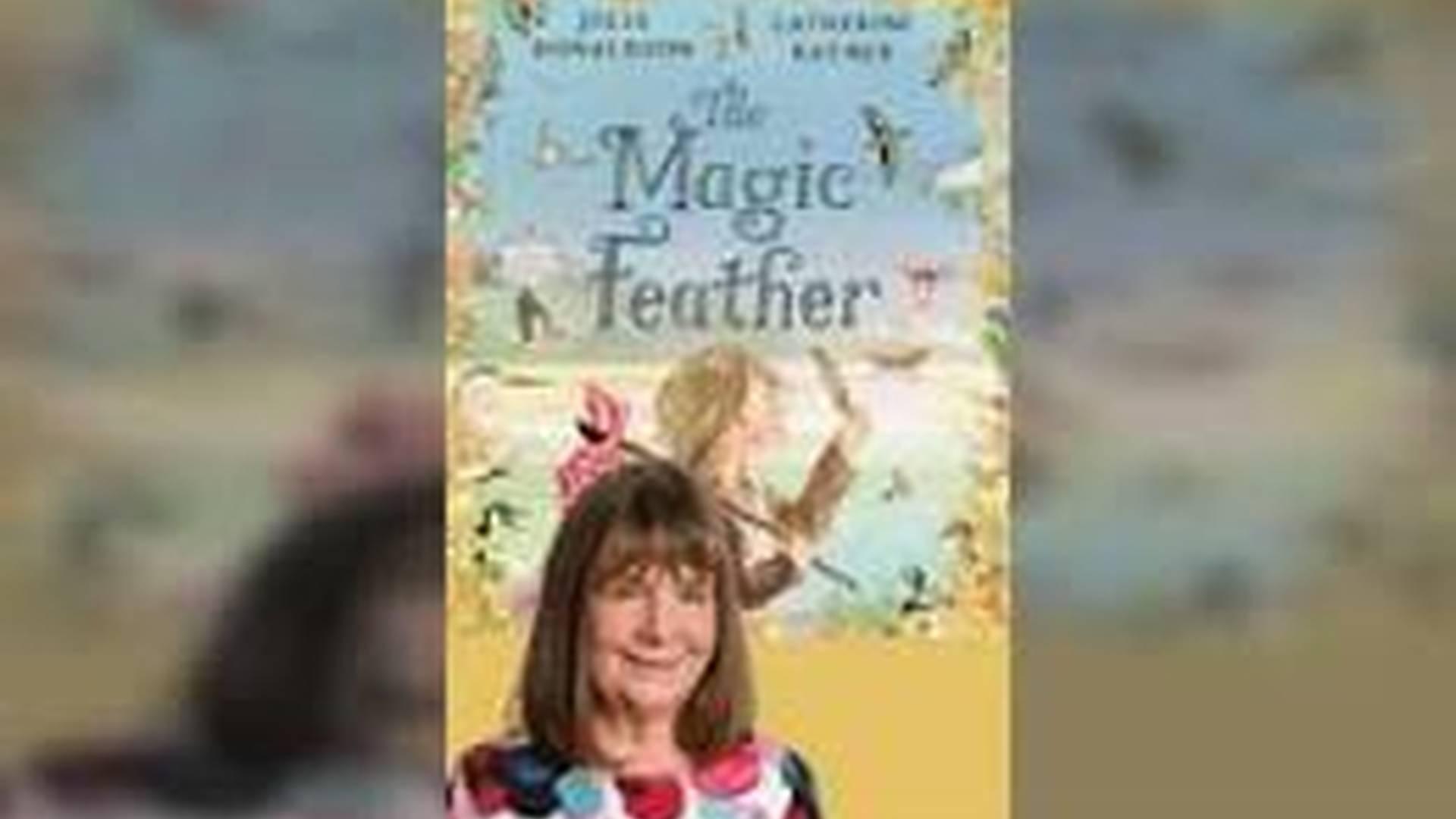 Book-signing with JULIA DONALDSON for THE MAGIC FEATHER photo
