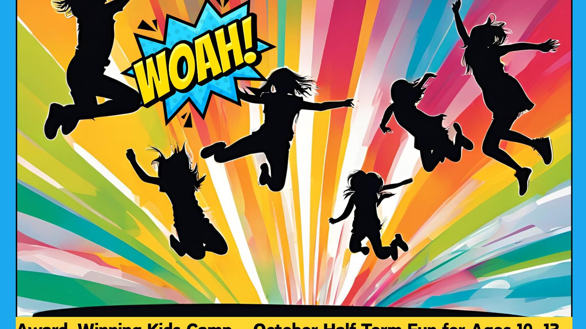 October half term.  Ages 10-13 only.  TWICKENHAM.  Award winning adventure camp.  Tweens only photo