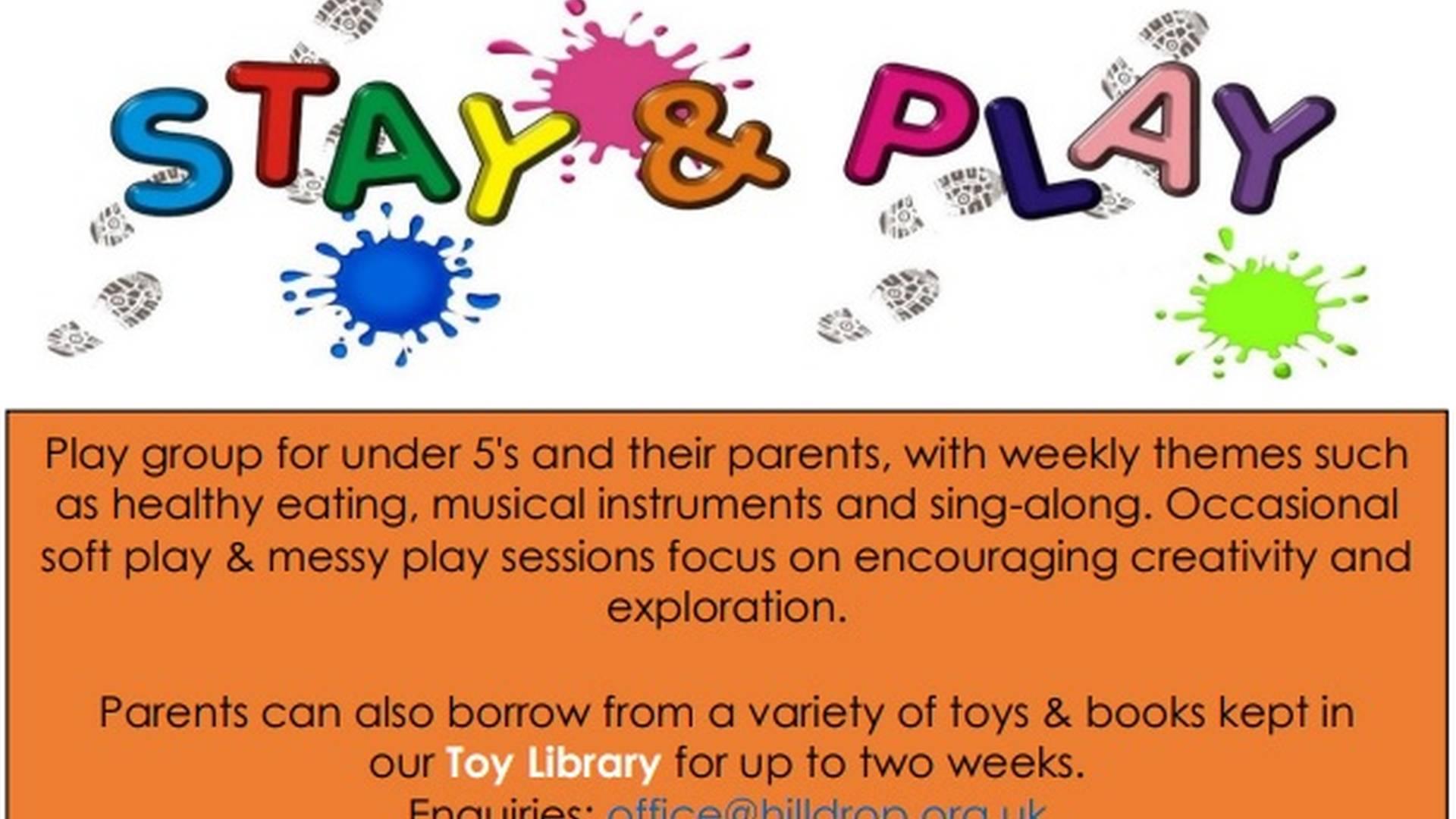 Stay & Play Mondays at Hilldrop Community Centre (Term-time only) photo