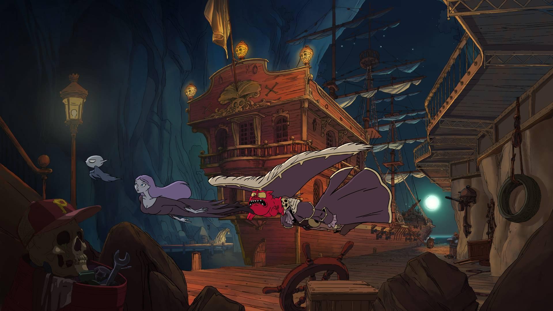 Screening "Little Vampire" photo