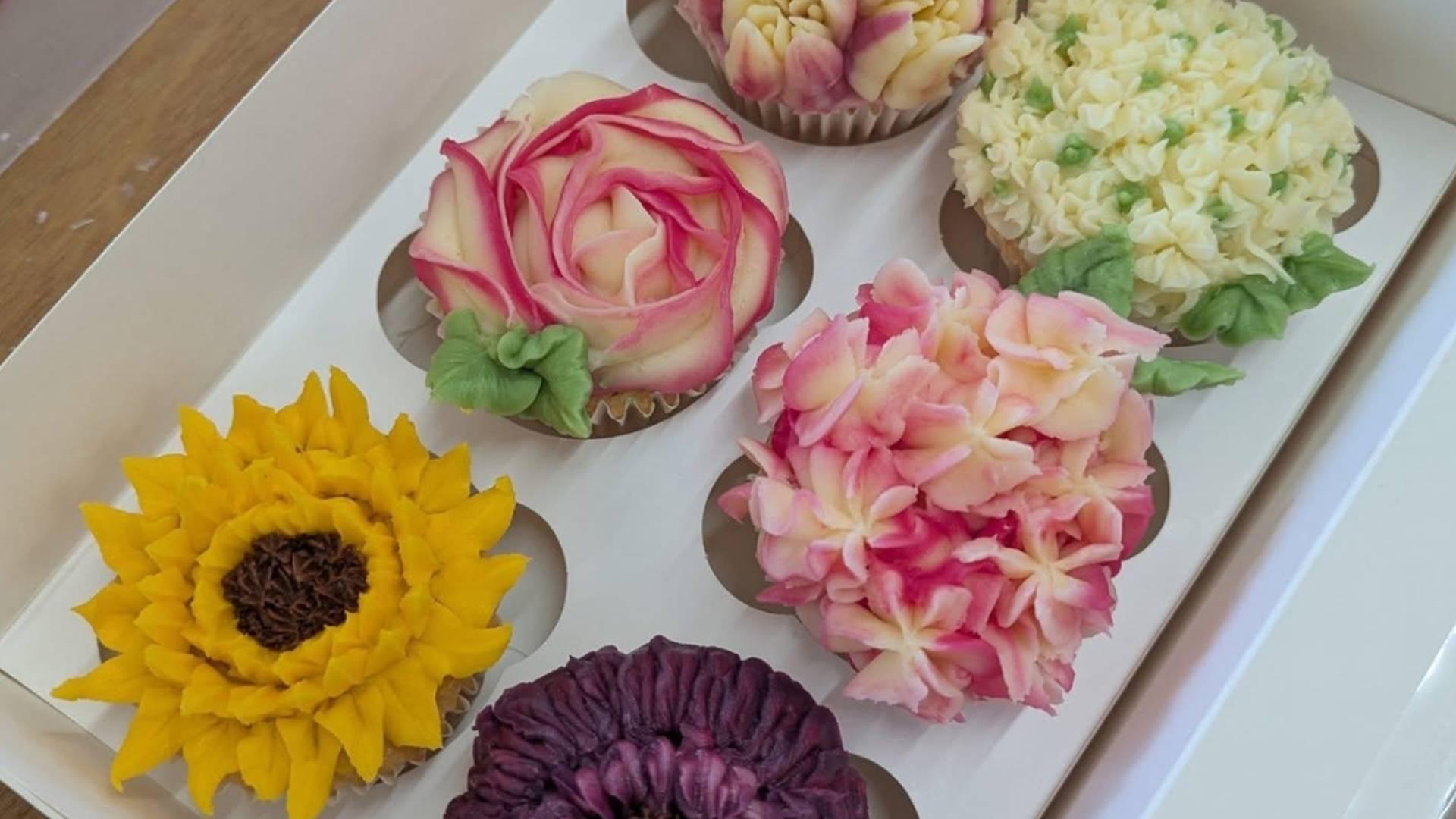 Family Cupcake Decorating Workshop: Petals, Paws & Piping Bags photo