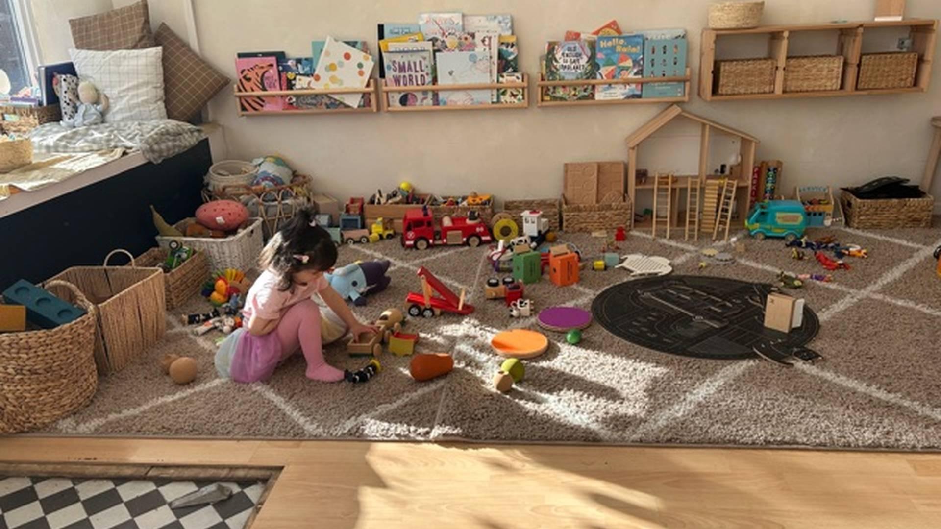 Baby stay and play photo