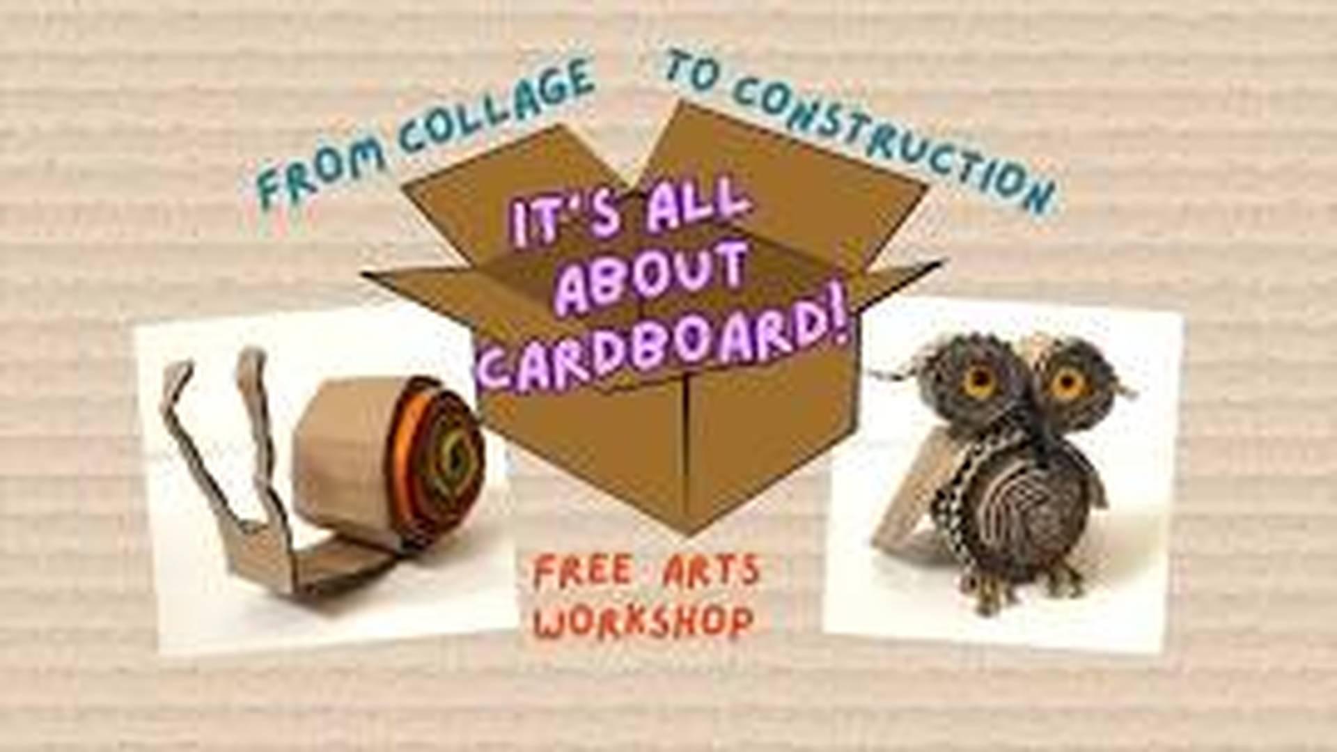 Its All About Cardboard! Free Drop in Arts Workshop for all ages photo