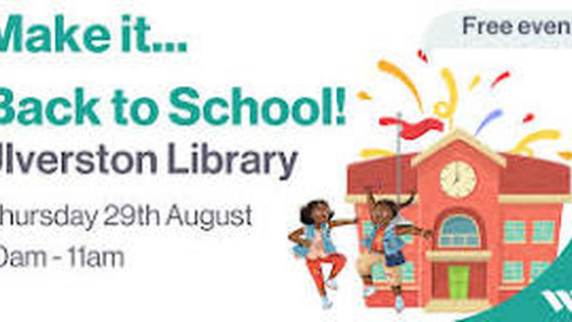 Make it Back to School Story Craft - Ulverston Library at the Coro photo