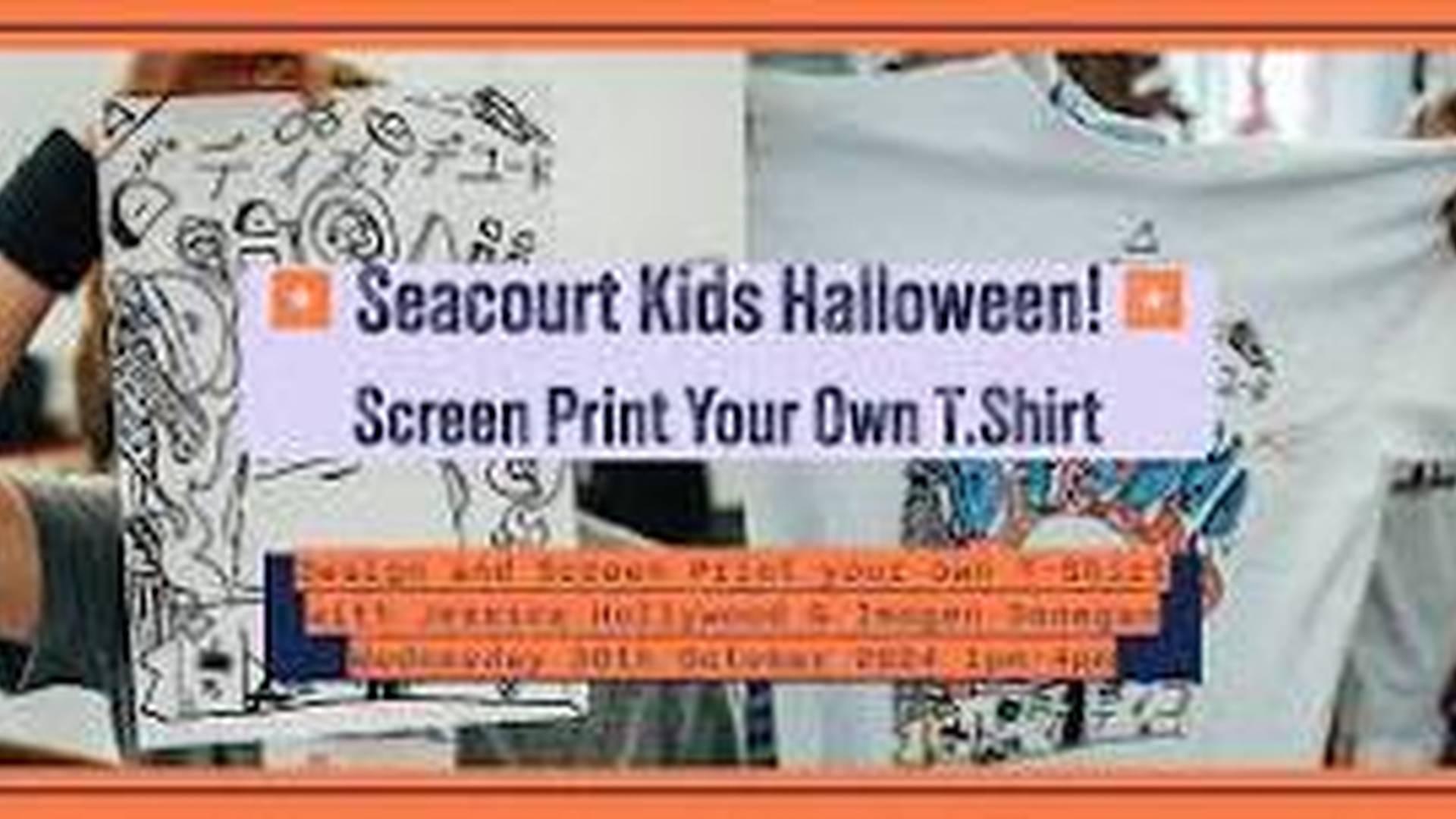 Halloween Seacourt Kids! age 9+ - Screen Print your own T-Shirt! photo