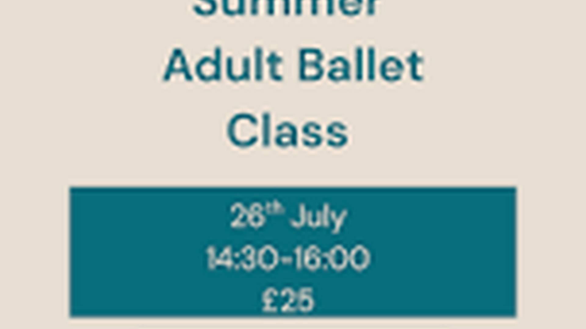 Adult Ballet AGES 20+ photo