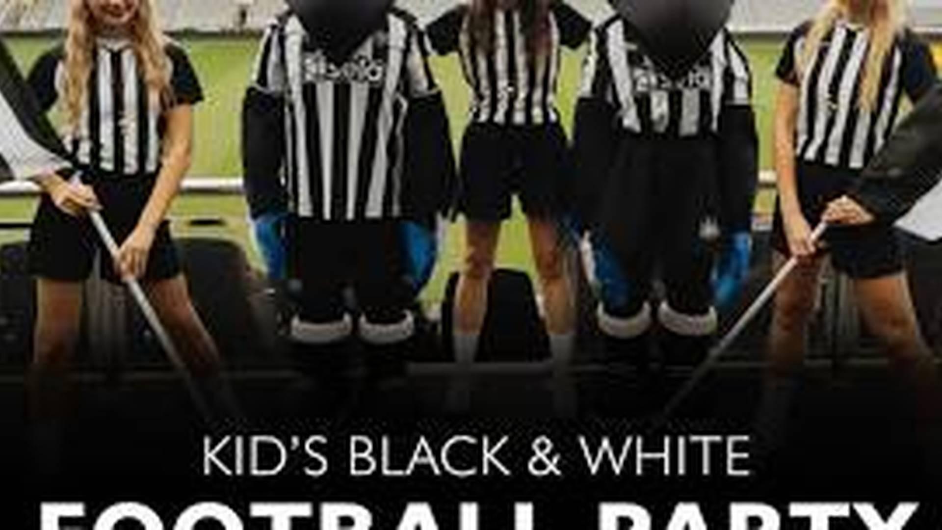 Kids Black & White Football Party: St. James' Park photo