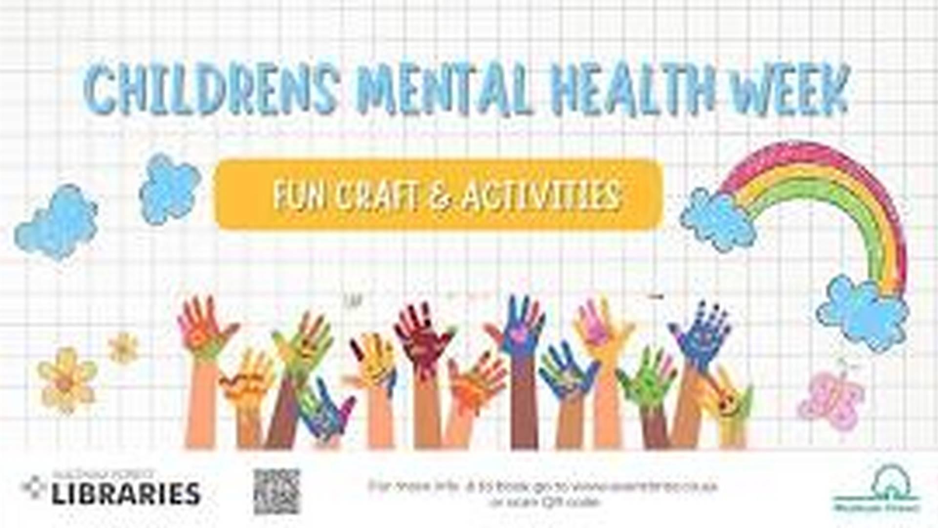 Children's Mental Health Week activity at Leytonstone Library photo