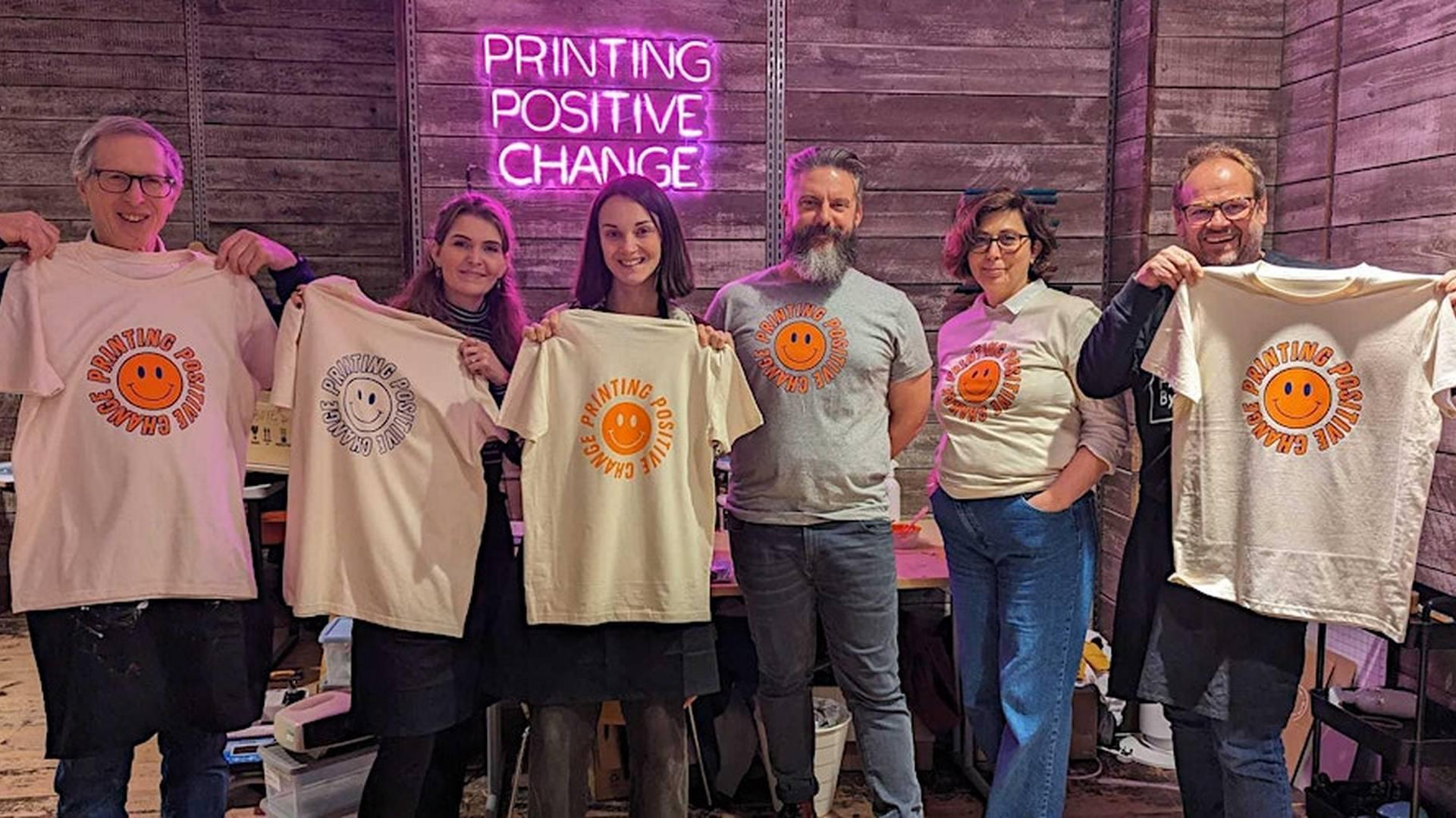 'Printing Positive Change' Screen Printing Workshop photo