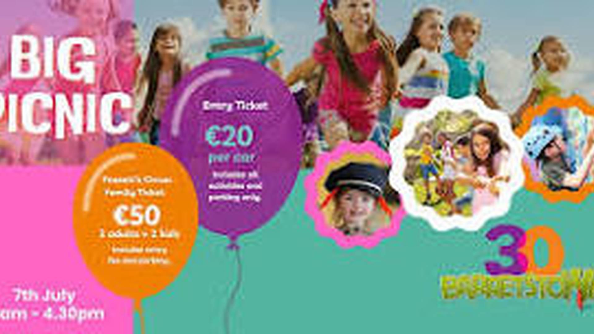 Barretstown 30th Big Picnic Tickets- Entry Only photo