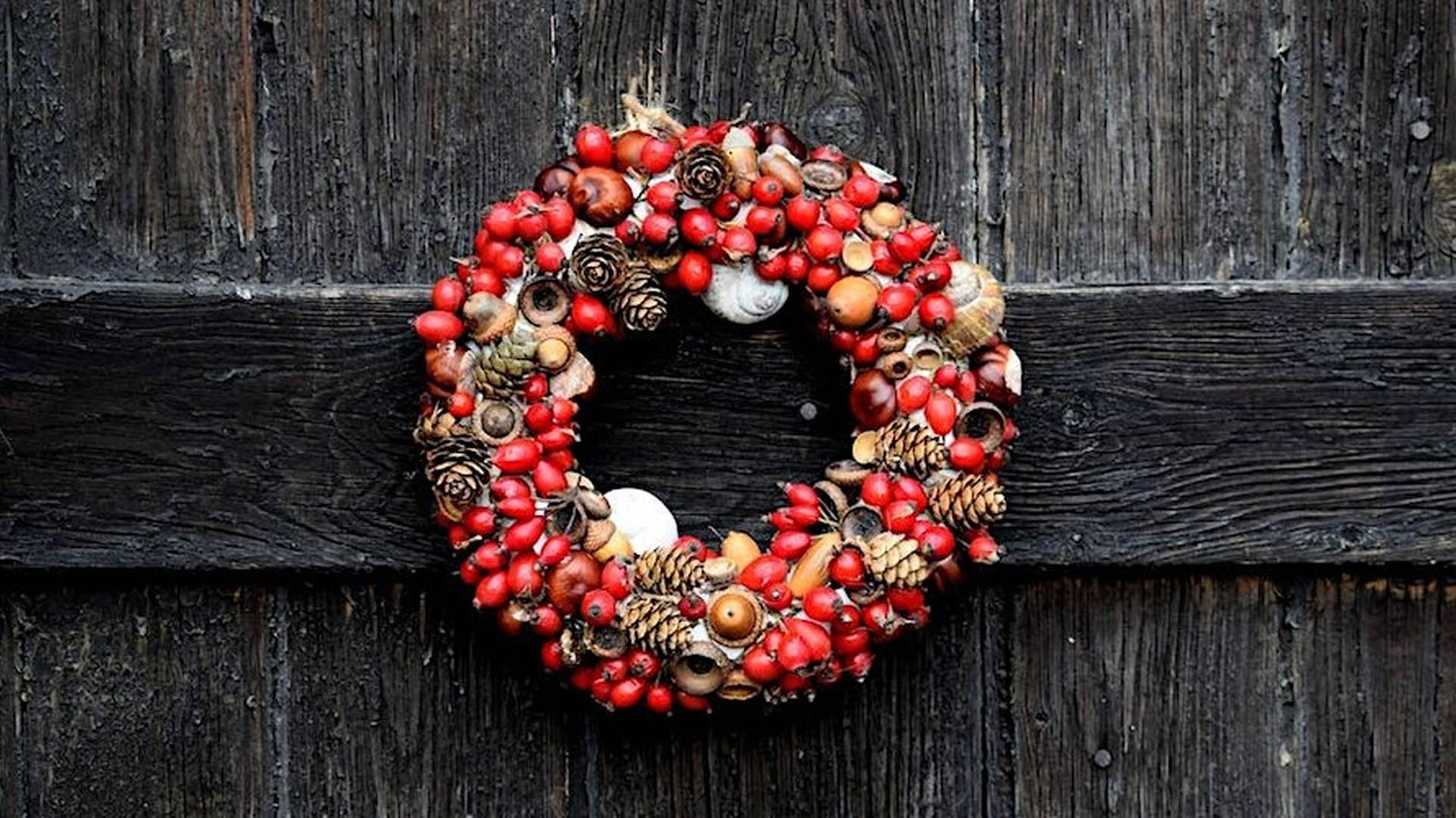 Foraged Christmas Wreath Making with Foraged themed Tea and Cakes Brighton photo