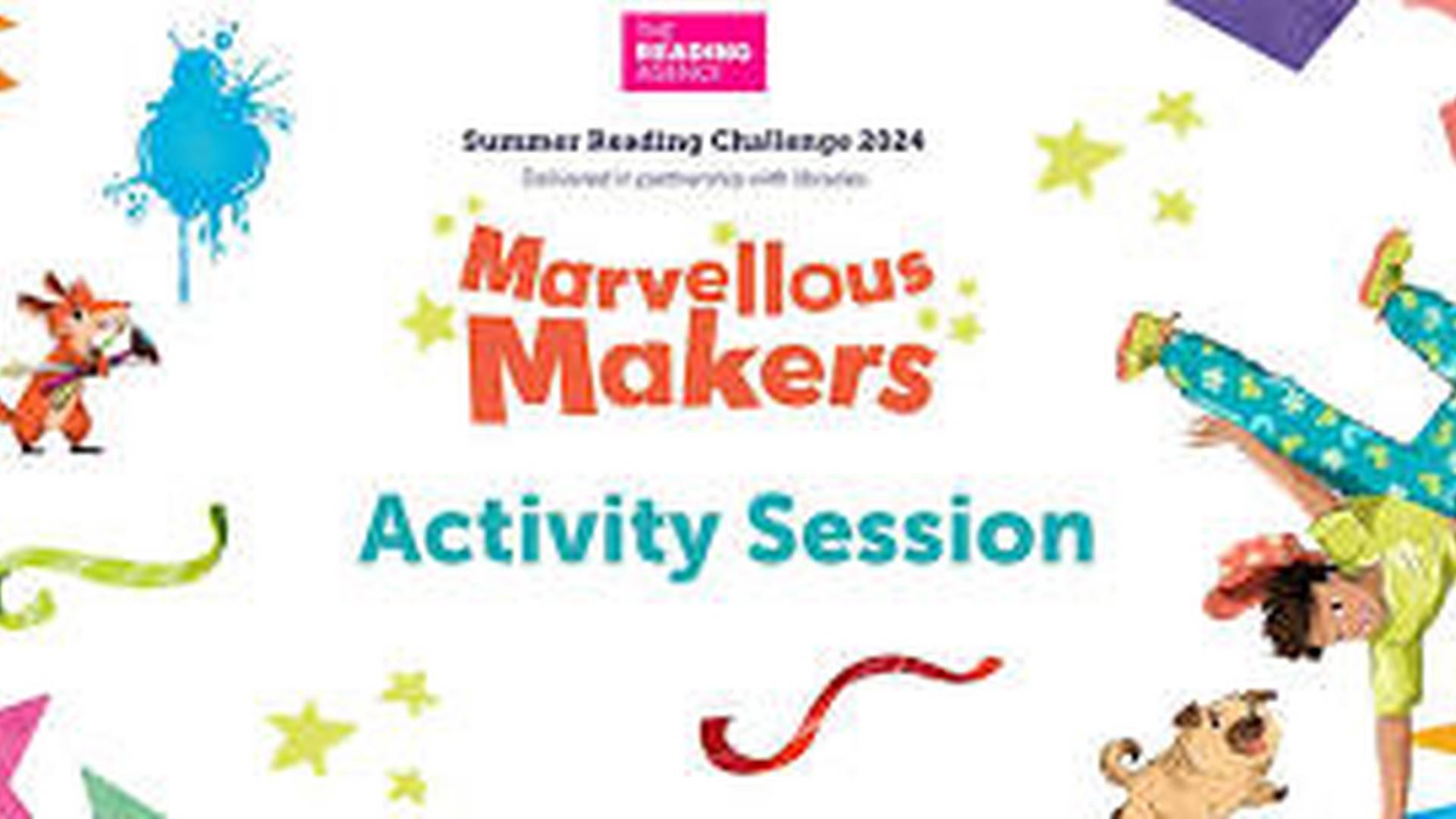 Marvellous Makers! Summer Reading Challenge Activity at Silloth Library photo