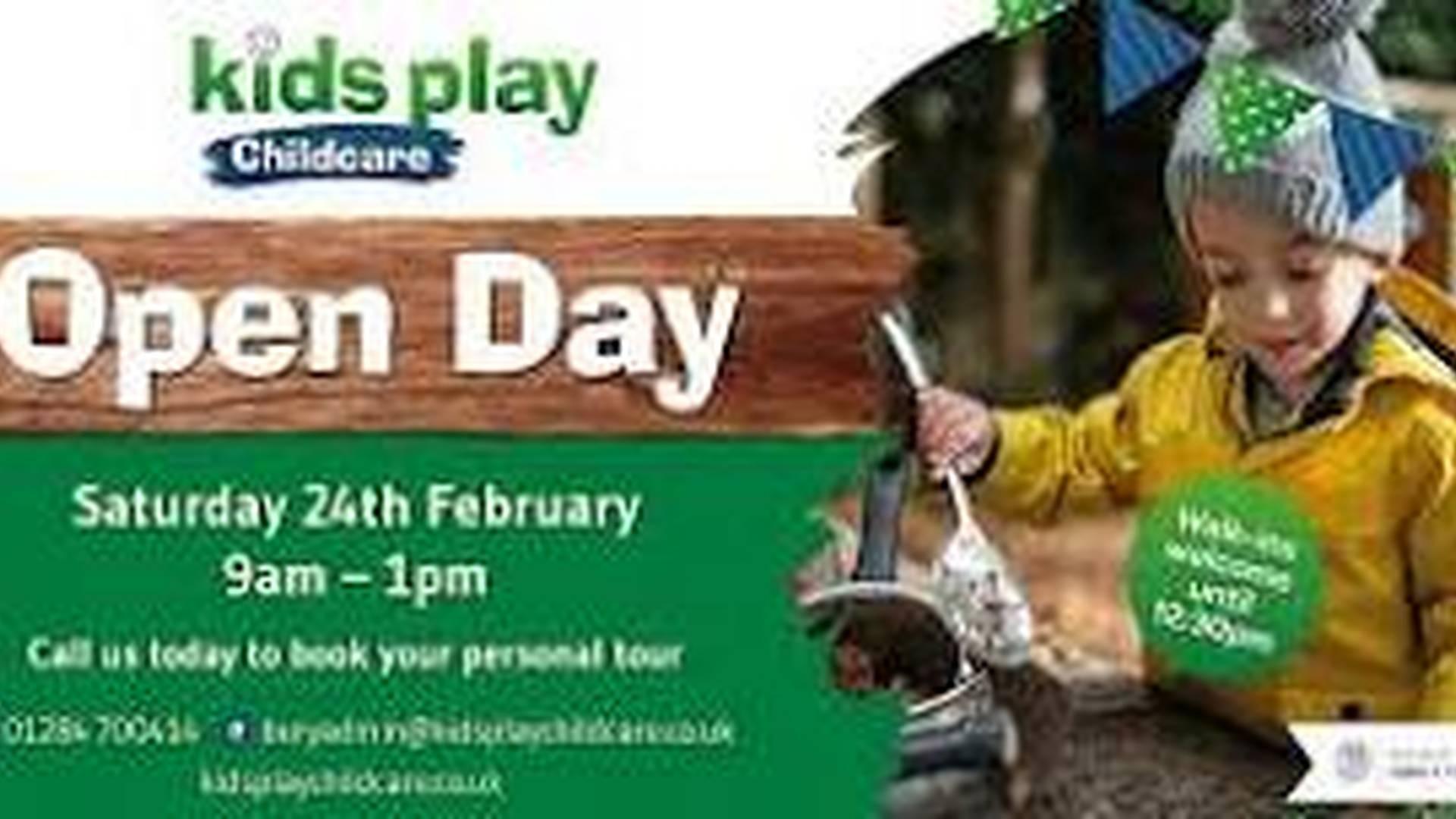 Open Day! - Kids Play Bury St Edmunds Day Nursery photo