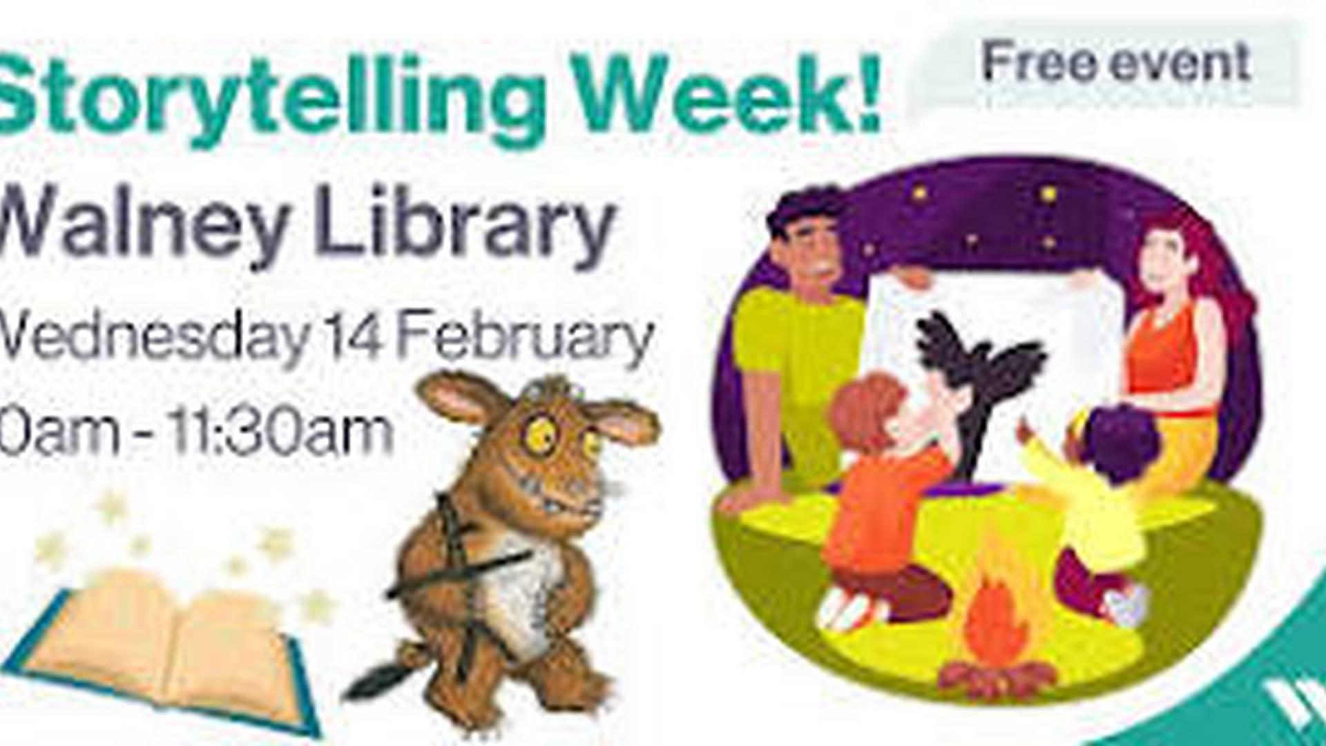 The Gruffalo's Child for Storytelling Week at Walney Library photo