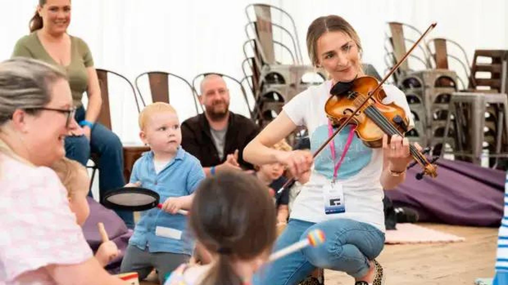 Ceilidh Tots At Piping Live! photo