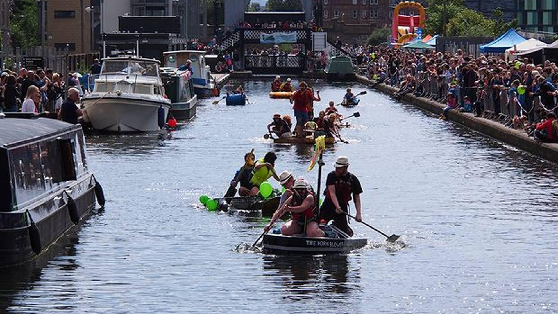 Edinburgh Canal Festival and Raft Race photo