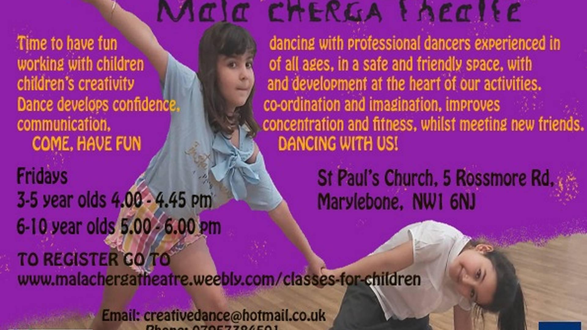 FREE CREATIVE DANCE CLASSES for CHILDREN in Marylebone photo
