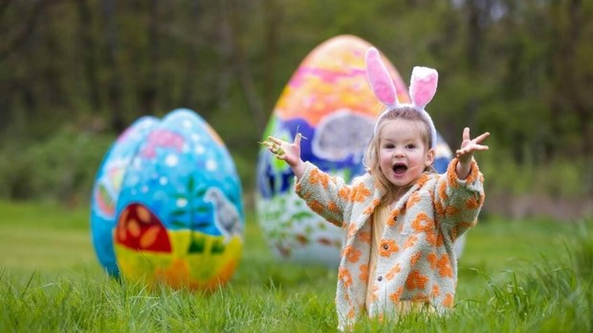 The giant Easter egg hunt photo