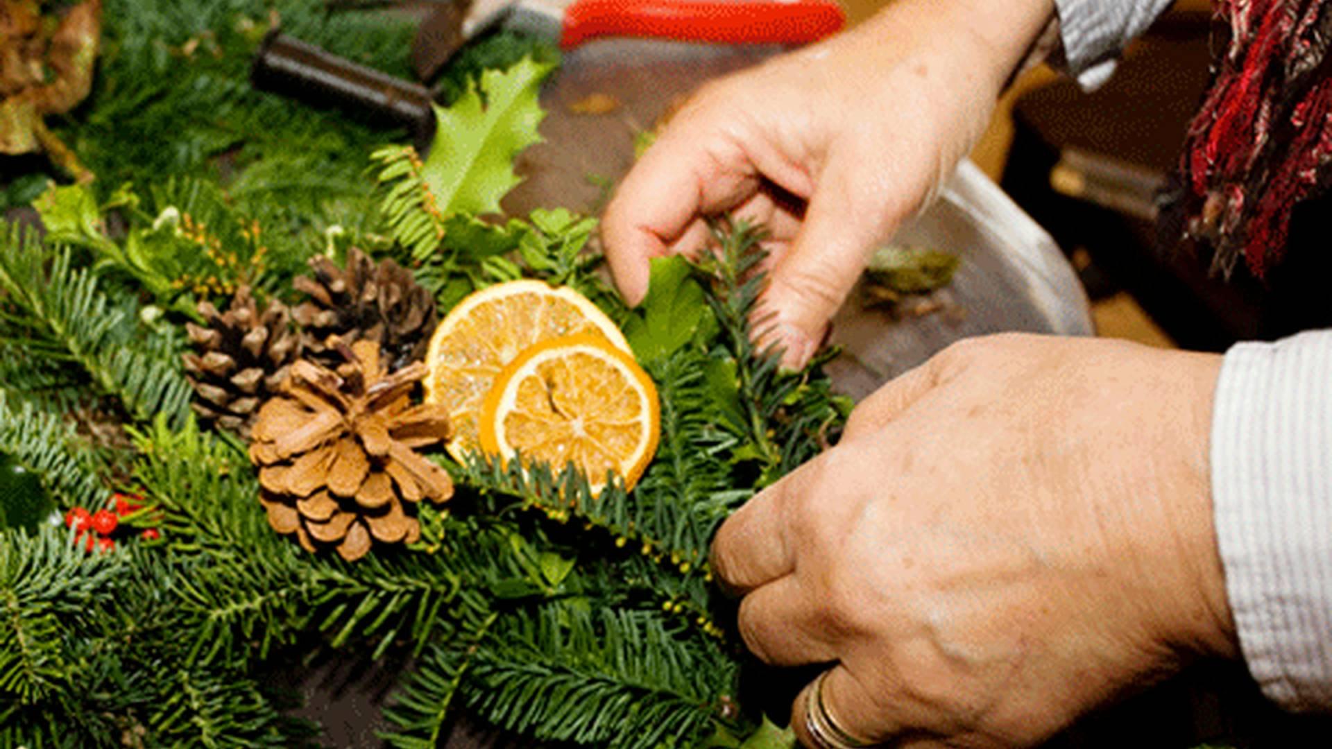 Wreath Making Workshop At Eltham Palace photo