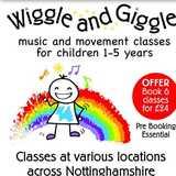 Wiggle and Giggle Music and Movement logo