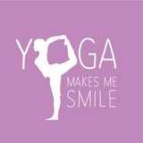 Yoga Makes Me Smile logo