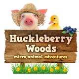 Huckleberry Woods - micro animal adventures logo