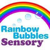 Rainbow Bubbles sensory logo