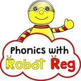 Phonics with Robot Reg logo