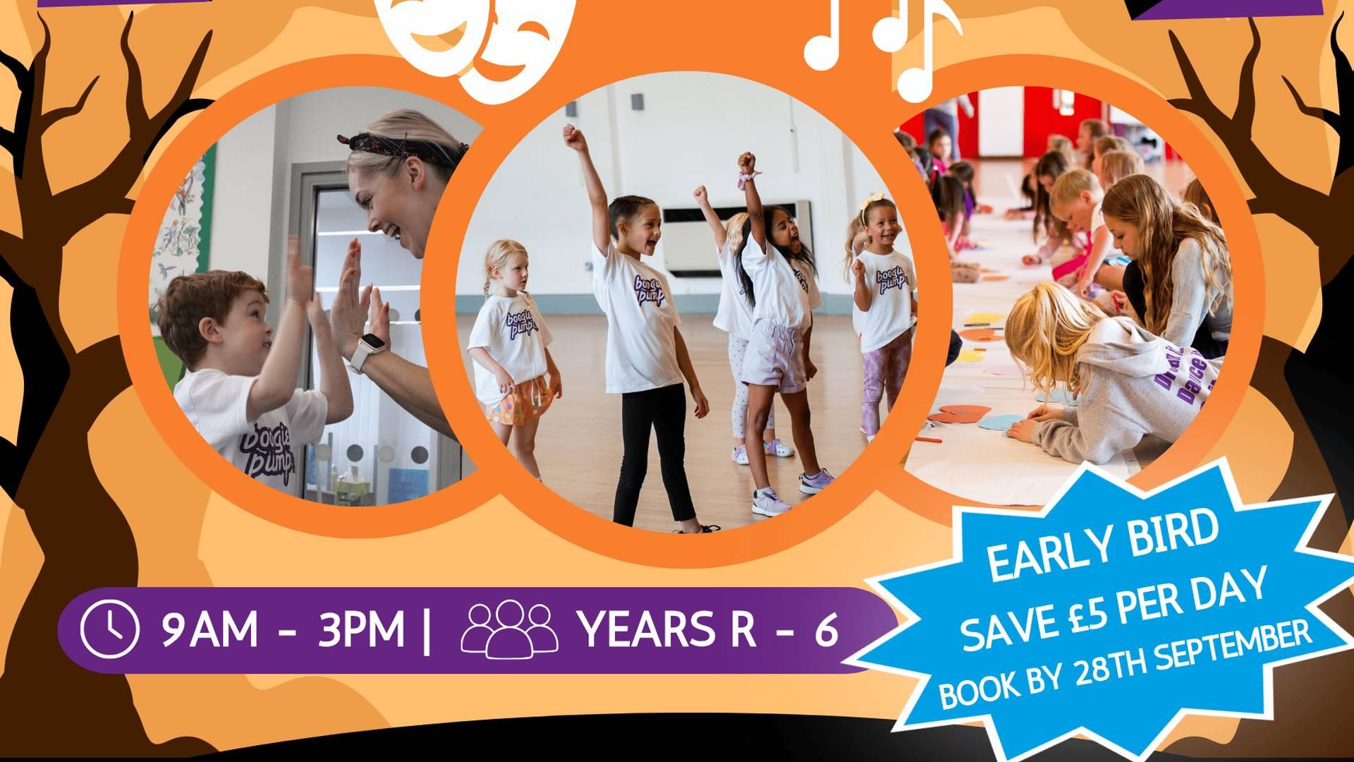October Half Term Theatre Camps (Ages 4 – 11) Boogie Pumps Camberley photo