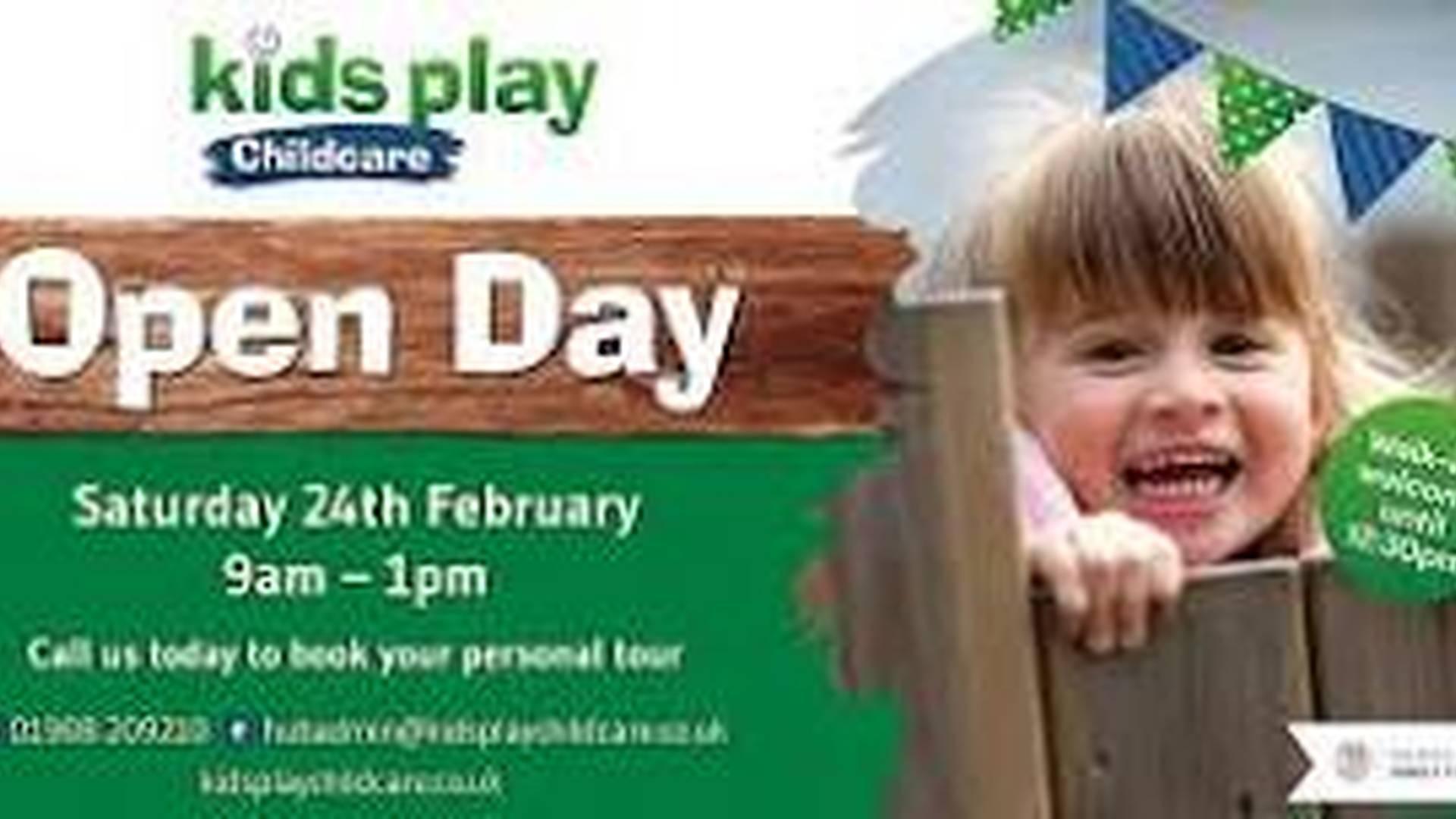 Copy of Open Day! - Kids Play The Childcare Hub photo