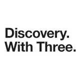 Discovery. With Three. logo